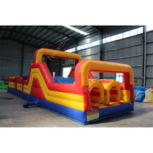 Large Funny Inflatable Comb Obstacle Course for Team Events PVC Life Time Over 3