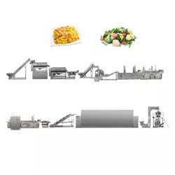 High Efficiency Salad Vegetable Processing Line For Celery And Cabbage