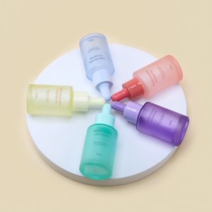 30ml Serum Dropper Bottles Frosted Colorful Skincare Packaging Glass Essential