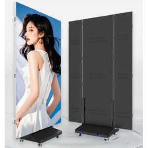 Triple-Foldable LED Poster Display: Portable, Seamless & Brilliance