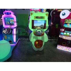 Car Racing Game Machine , Commercial Coin Pusher Game Simulator