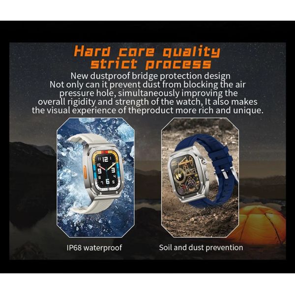 Z79 MAX Outdoor Smart Watch Sleep Blood Pressure Monitoring IP67 Waterproof