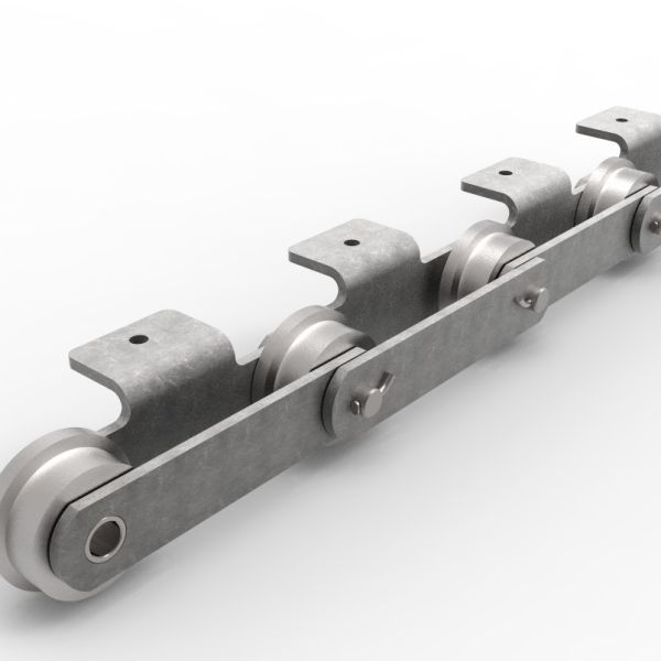 Quality 50mm Pitch Duplex Conveyor Cranked Link Chain OEM ODM for sale