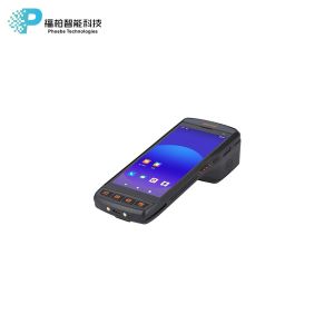 Handheld PDA 2D barcode scanner handheld terminal with 58mm label printer