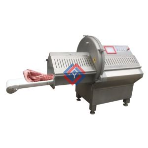 200pcs/min Cheese Ham Meat Slicer Cutting Machine Bevel Connection