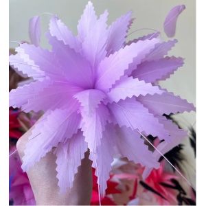 15x15 Cm Flower Feather Mounts Stripped Goose Feather With Wire Accessory