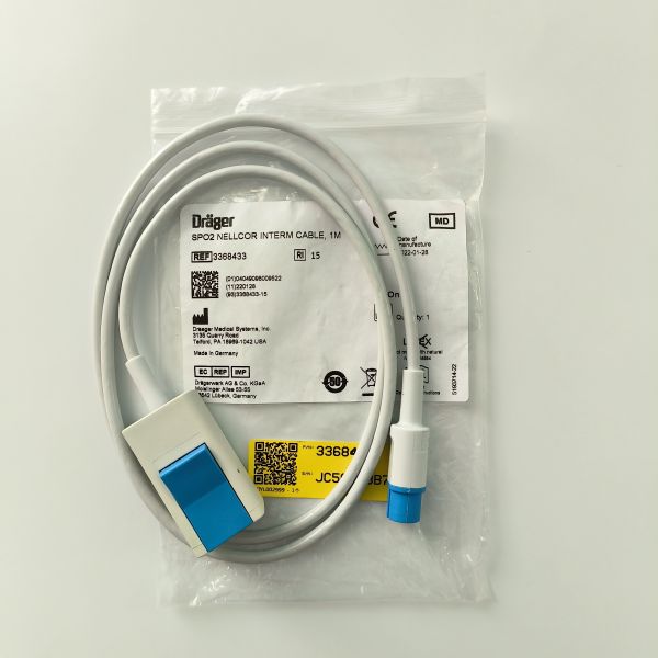 Quality Drager SpO2  Interm Cable 1M REF3368433 Standard Package for sale