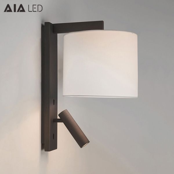 Headboard wall light modern E27 reading wall light & Interior led bedside wall lamp for luxurious hotel