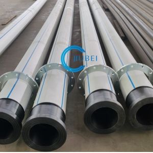 White Black Co Extruded PN10 ISO4427 HDPE Pipe With Excellent Corrosion