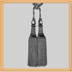 2016 Newest design curtain tassel tieback