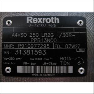 A4VSO250DR 30R-PPB13N00 Mechanical Hydraulic Pump Variable Displacement Axial