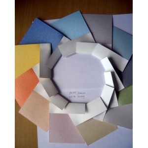 Beige Sunscreen Patterned Roller Blind Manual Control, 28mm