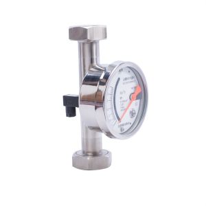 Metal Tube Float Flow Meter Flange Thread Multiple Connection Methods Gas And