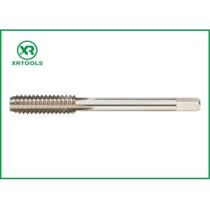 Straight Flute Hand Thread Tap , 6H Tolerance Metric Plug Tap 62 - 66HRC