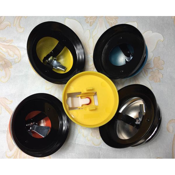 75-85mm red blue green white or customized color metal restaurant kitchen service call bell