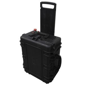 48V Handheld Laser Cleaning Machine , 100watt Laser Metal Rust Remover