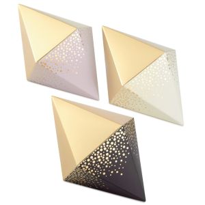 Champagne Bubbles Prism Favor Rigid Packaging Box 3 Pack