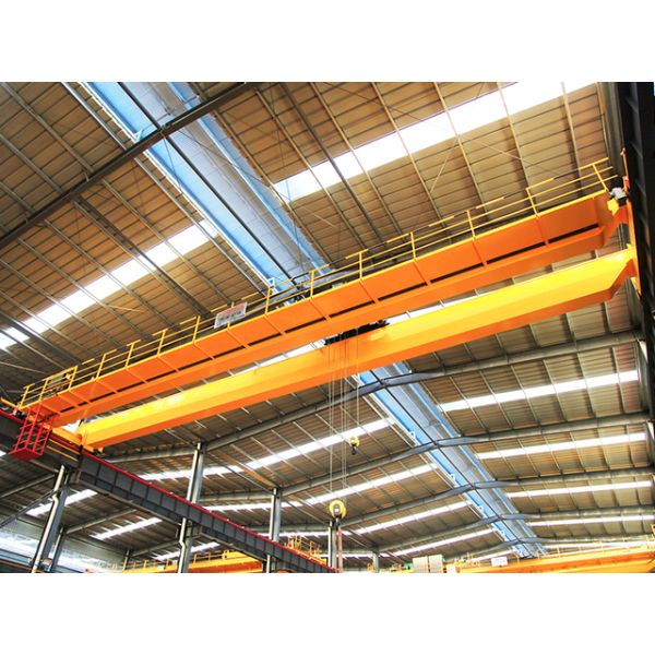 32T Electric Double Girder Overhead Crane LH Type With Hoist Lifting