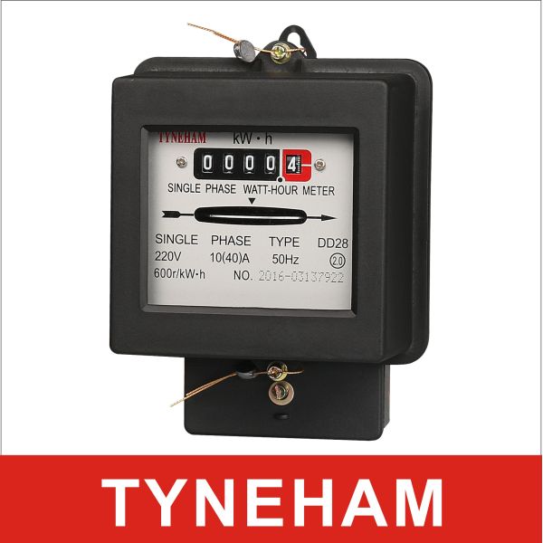 Active Induction Type Wattmeter / Single Phase Two Wire Energy Meter Dual Direction