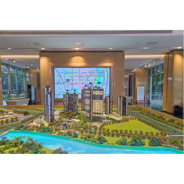 Luxury Residential Architectural Models 1:100 Real Estate Scale Model