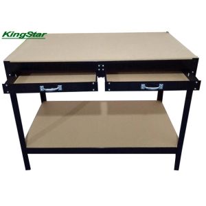 Wholesale Black Boltless Garage Shop Workbench 1.2M With Lower Half Shelf 120L X 60W X 90Hcm from china suppliers