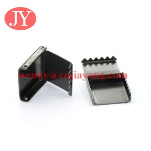 jiayang factory price brass plating 10mm flat metal cam buckle for flat lace