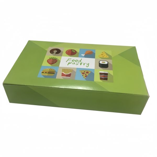 Customized Food Packaging Box Small Batch Printing Window Sandwich Paper Box