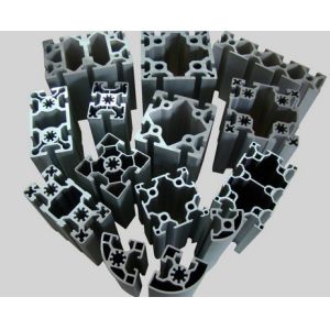 China Aluminum Assembly Line Industrial Aluminum Profile With Cutting / Drilling on sale