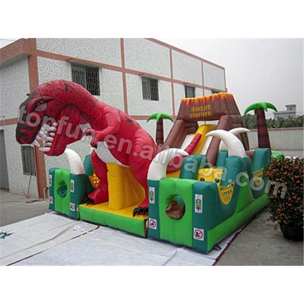 Jurassic Park Theme Inflatable Playground / Adventurous Kid inflatable castle
