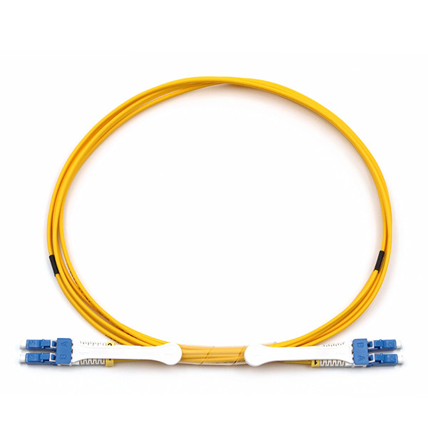 Quality LC UPC To LC UPC Fiber Optic Cable Duplex Single Mode With Pull Tab for sale