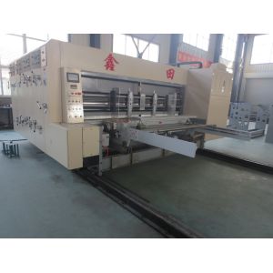 Automated Feeding Flexo Printer Slotter Machine High Speed Cutting Machine