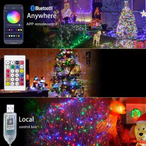 50 LED Leather Wire Waterproof String Lights Outdoor Bubble Bulb Lights