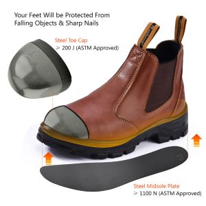 S3 SRC Safety Shoes Work Boots Indestructible Steel Toe Shoes EVA Insole