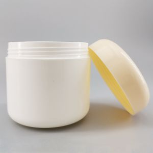 PET Cylindrical 22 g 8.8 oz Empty Cosmetic Cream Jars