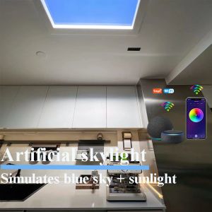 IP65 Artificial Sunlight Panel For Eco Friendly Vertical Lighting 600*600*295mm