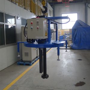 200KG Flux Injection Machine Aluminum Liquid Rotating / Degassing Machine