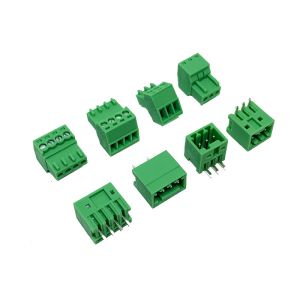 2.54mm Pitch PCB Screw Terminal Blocks Plug + Pin Header 125V 4Amp
