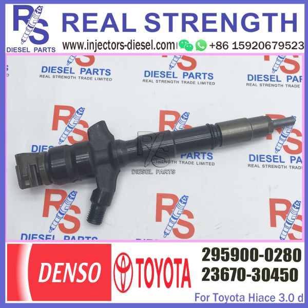 Common Rail Fuel injector 23670 30450 hilux euro 5 295900-0280 295900-0210 23670-30450 23670-39455