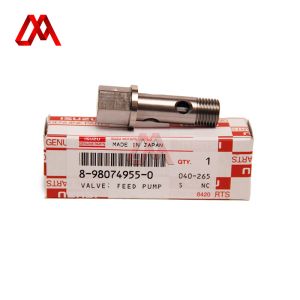 IZUMI 8-98074955-0 Feed Pump Valve 8980749550 For ISUZU 4HK1 6HK1