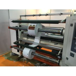 Wide Roll Paper Slitting Rewinding Machine 1300mm With Coreless Unwind