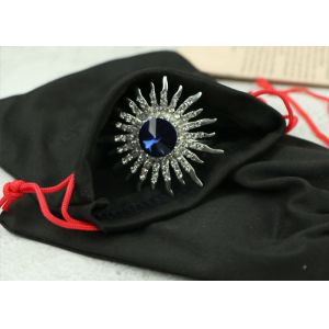 Embossing Printing Microfiber Eyeglass Drawstring Bags Washable Reusable