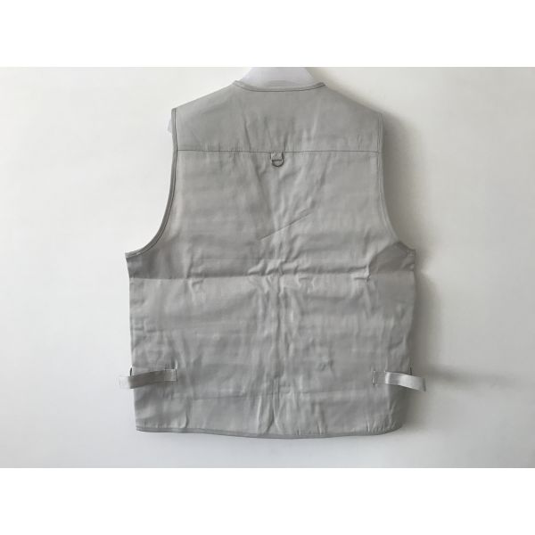 Mens classic vest,mens waist coat, vest 030 in 100% polyester washed fabric, stone/beige colour, S-3XL