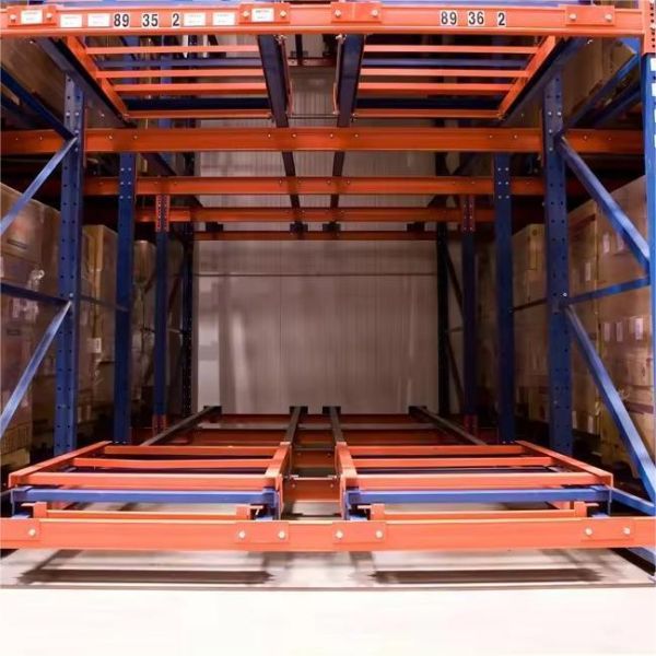 Steel Warehouse Storage Push Back Pallet Racking System Development Type