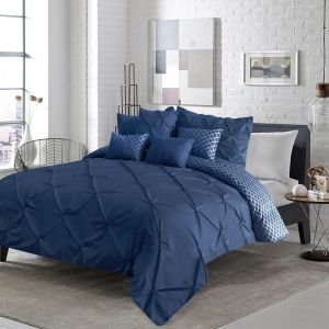 Microfiber Fabric Density Comforter Bedding Set 4 Pieces King Size Luxury