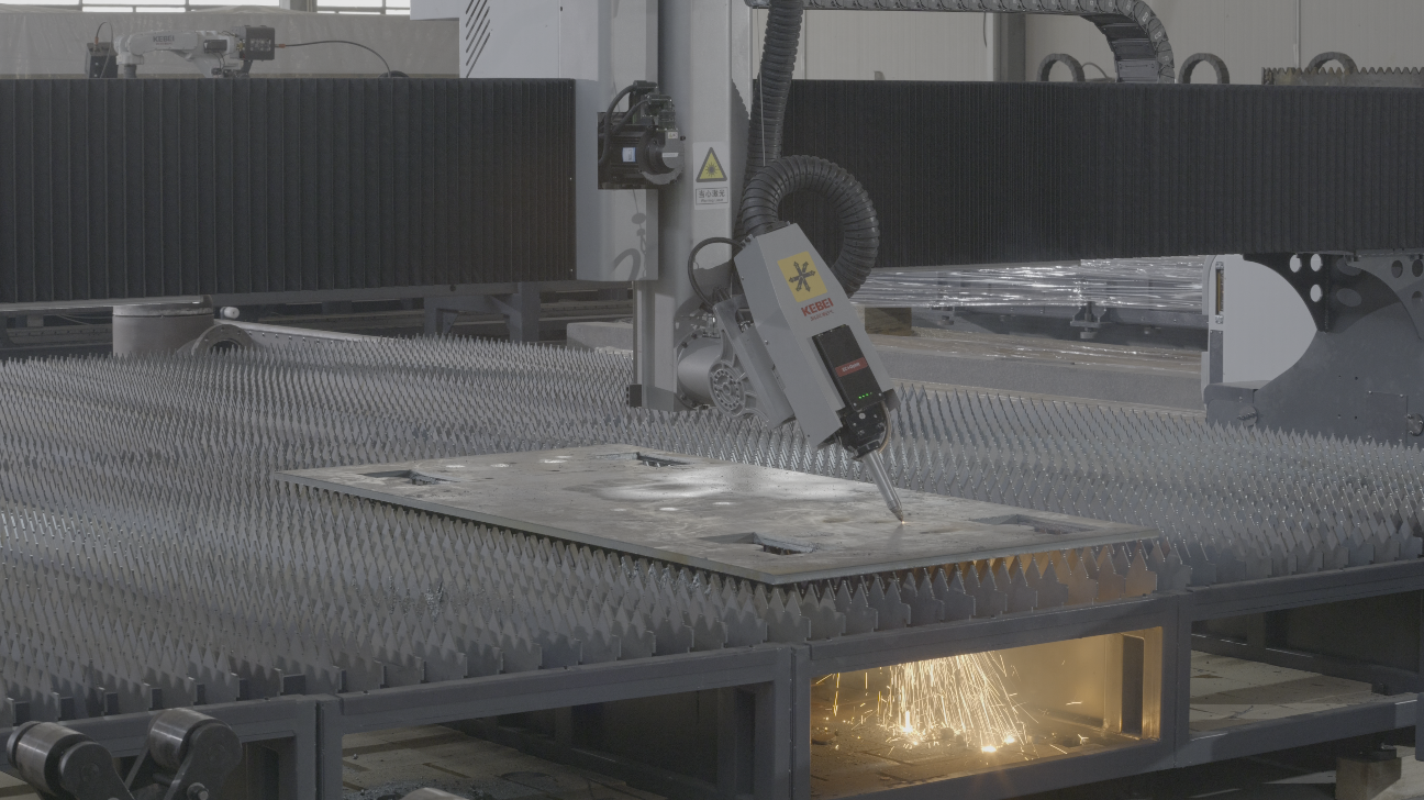 High Speed Gantry Fiber Laser Machine Large Steel Working Processing Range Cuttng K Bevel V bevel