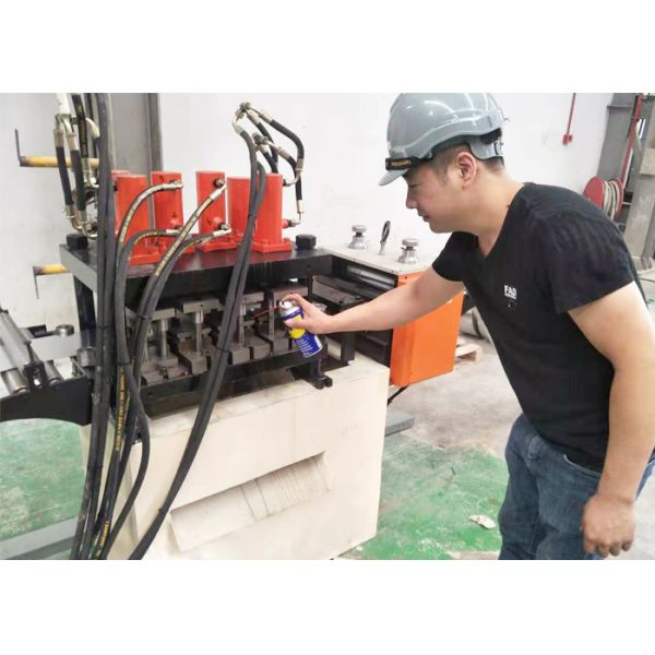 0.4mm C U Stud Track Drywall Roll Forming Machine C100 C150 Adjustable With Punching Holes
