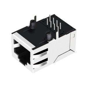 RJ45 With Integrated Magnetics Pin-in-Paste JXR1-0001NL PulseJack 10/100BT