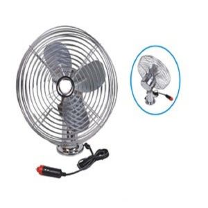 Durable Car Cooling Fan Silver Handheld Cooling Fan With On - Off Switch