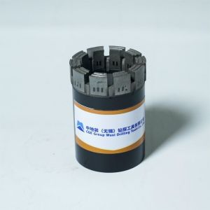 W Profile Diamond Core Bit For Wire Line Drilling High Penetration Rate N H P