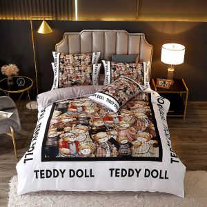 Cartoon Style 2023 Baby Bedsheets Bedding Set for Kids made of 100% Polyester